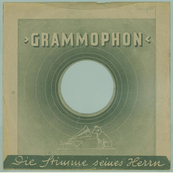 Original Grammophon Cover fr 25er Schellackplatten A3 B