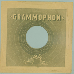 Original Grammophon Cover für 25er Schellackplatten A17 C
