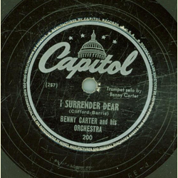 Benny Carter - I surrender dear / Malibu