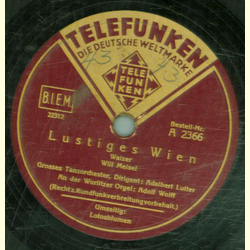 Adolf Wolff - Lustiges Wien / Lotosblumen