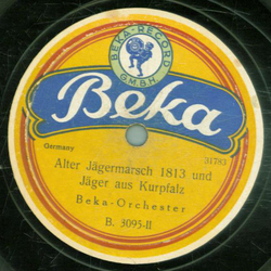 Ansprache mit Chor / Beka-Orchester - Neue Geburtstagsfeier-Platte / Alter Jgermarsch 1813 und Jger aus Kurpfalz