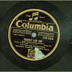Layton, Johnstone - Exactly Like You / On The Sunny Side...