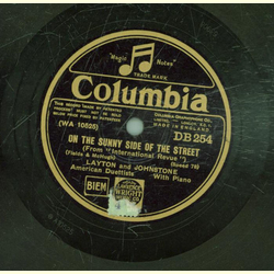 Layton, Johnstone - Exactly Like You / On The Sunny Side Of The Street