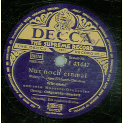 Golgowsky-Quartett - Nur noch einmal / Die schnste Blume