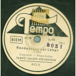 Tempo-Salon-Orchester - Rendezvous bei Lehar Teil I / Teil II
