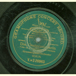 Grammophon-Orchester - Die Oesterreicherin / Von alters her