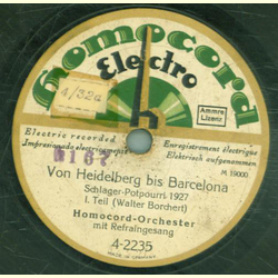 Homocord-Orchester - Von Heidelberg bis Barcelona Teil I / Teil II