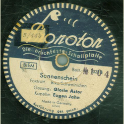 Gloria Astor - Ich bin heut ja so verliebt / Sonnenschein