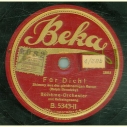 Boheme-Orchester - So jung kommn wir nicht mehr zusammen / Fr Dich!