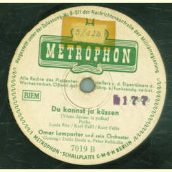 Werner Schne, Delia Doris u. Peter Rebhuhn - Music, Music, Music / Du kannst ja kssen