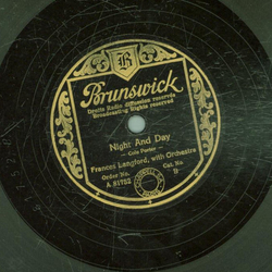 Frances Langford - At Your Beck And Call / Night And Day  