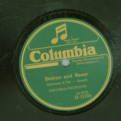 Columbia-Orchester - Dichter und Bauer Teil I und II