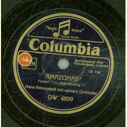 Hans Rehmstedt mit seinen Eden-Bar-Solisten - Amazonas /...