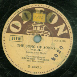 Richard Tauber - Will You Remember / The Song of Songs
