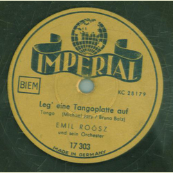 Emil Rosz - Schn wie ein Traum / Leg eine Tangoplatte auf