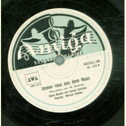 Ursula Maury / Werner Sch�ne - Mein Herz geht auf die Reise / Immer raus aus dem Haus