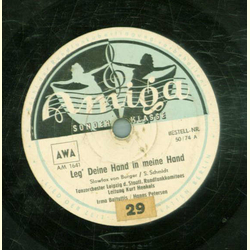 Irma Baluttis, Hanns Petersen - Leg Deine Hand in meine Hand / Leise weht der Wind