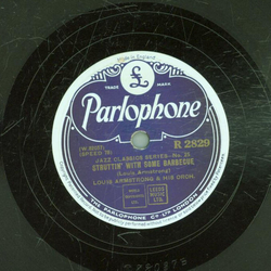 Louis Armstrong - Second new Rhythm Style Series, No. 25...