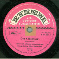 Herbert Roth / Waltraut Schulz - Die Khlerliesl /...