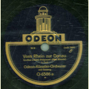 Gesang, Odeon-Knstler-Orchester - Vom Rhein zur Donau