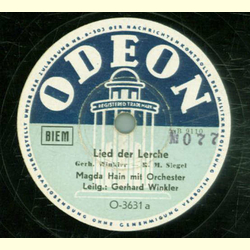 Magda Hain - Lied der Lerche / Liebeslied