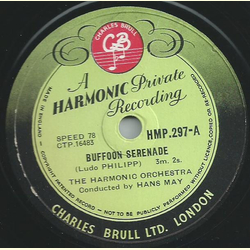 The Harmonic Orchestra: Hans May - Buffoon Serenade / Dreaming of a Kiss