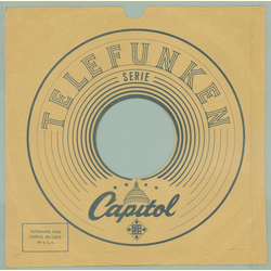 Original Telefunken Cover für 25er Schellackplatten A15 A