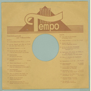Original Tempo Cover für 25er Schellackplatten A3 B