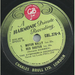 Ludo Philipp - a) Motor Rally b) Red Duster / a) Creaking...