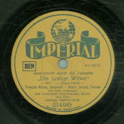 Traute Rose, Karl Jautz - Die lustige Witwe 