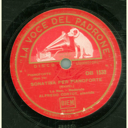 Alfredo Cortot - Sonatina per Pianoforte (2 Records)