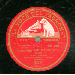 Alfredo Cortot - Sonatina per Pianoforte (2 Records)