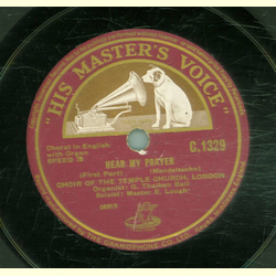 Choir of the Temple Church - Hear my Prayer / Recit. Hear...