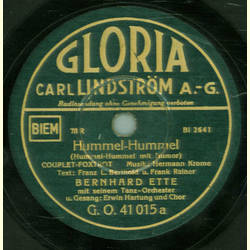 Erwin Hartung / Die 5 Gloria-Vokalisten - Hummel-Hummel /...