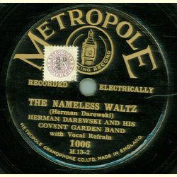 Herman Darewaki / Astoria Orchester - The Nameless Waltz...