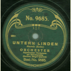 Orchester Honigmann - So lange noch der Stadtring fhrt / Untern Linden