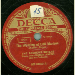 The Andrews Sisters - The Wedding of Lilli Marlene / The Windmill Song