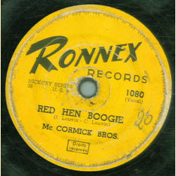 Mc Cormick Bros. / The Varieteers - Red Hen Boogie / If you and I could be sweethearts