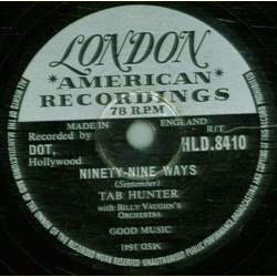 Tab Hunter - Ninety-Nine Ways / Dont get around much anymore