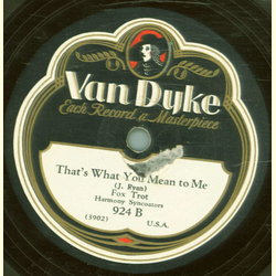Dixie Rag Pickers - Virginia / Thats What You Mean to Me