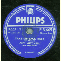 Guy Mitchell - Knee deep in the Blues / Take me back Baby