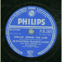 Jo Stafford und Frankie Laine - Rollin Down the Line / Goin like Wildfire