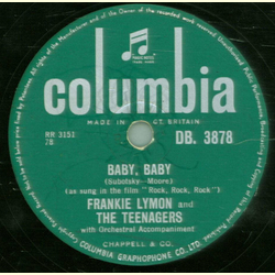 Frankie Lymon and the Teenagers - Im not a Juvenile Delinquent / Baby, Baby