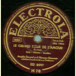 Angle Durand und das Hansen-Quartett - Mama Nicolini / Le Grand Tour de LAmour