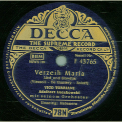 Vico Torriani - Verzeih Maria / Habanera