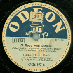 Herbert Ernst Groh - Da draussen im duftenden Garten / O Rose von Stambul