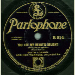 Edith Lorand - You are my Hearts Delight / I love you- you love me