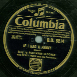 Rosemary Clooney - If I Had a Penny / Youre After My  Own Heart