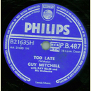 Guy Mitchell - Too Late / Let Us Be Sweethearts Over Again