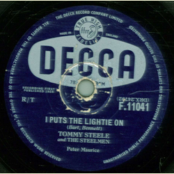 Tommy Steele - The Only Man On The Island / I Puts The Lightie ON